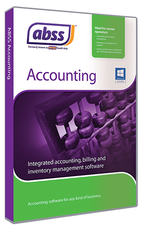 ABSS Accounting v25 (ONLY single user/ 1 currency)