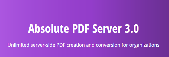 Absolute PDF Server 3.0