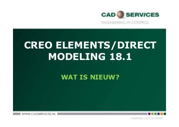 Creo Element Direct Modeling