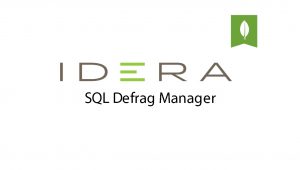 IDERA SQL Defrag Manager