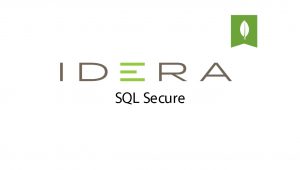 IDERA SQL Secure