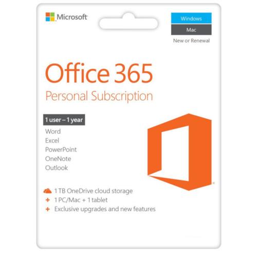 microsoft office 365 personal activation card