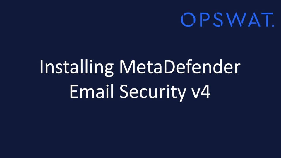 MetaDefender Email Gateway Security