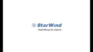 VSaN VMware for vSphere