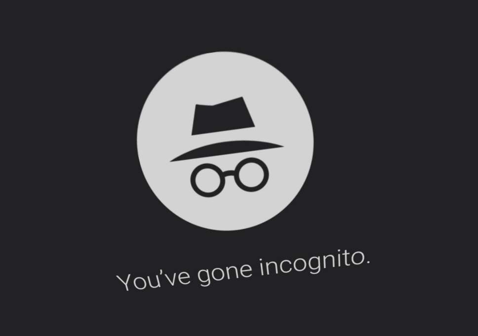 google chrome incognito mode