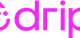 drip wordmark magenta