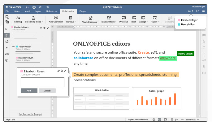 OnlyOffice – Online Office Applications for business