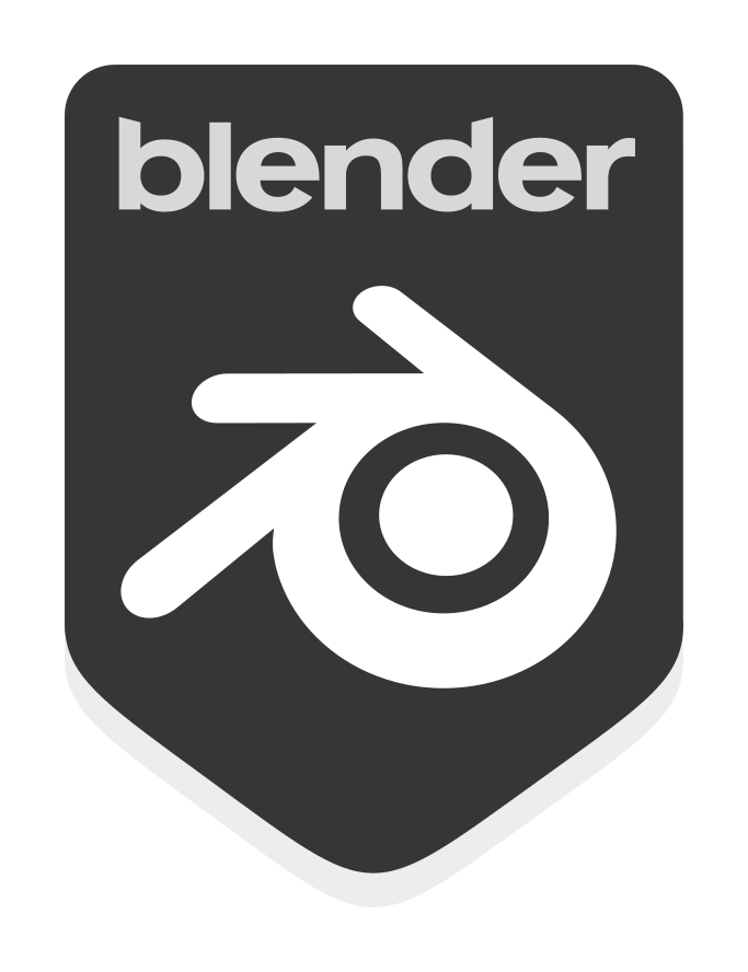 blender community badge black